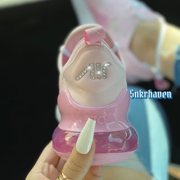 Nike pink air max 270 crystals - Picture 2 of 3